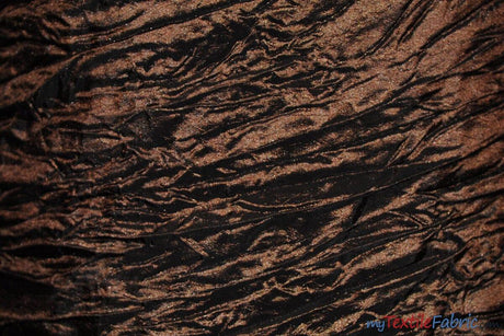 Crease Taffeta Crush Taffeta Polyester Fabric - Crushed Texture, 50/52" Width (Continuous Yards Or By Bolt)