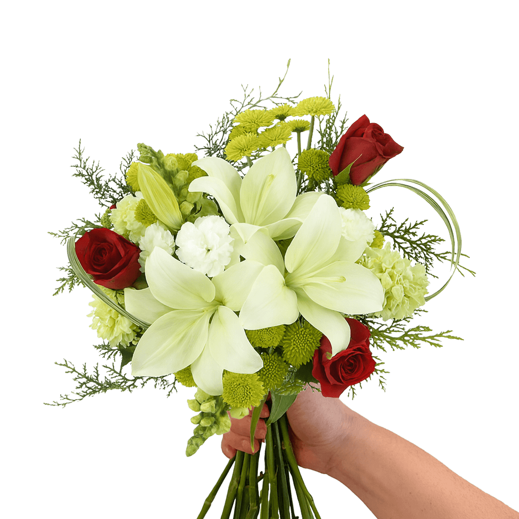 Celestial Holiday Bouquets Luxury Multicolor Christmas Flower Arrangement Festive Winter Floral Centerpiece
