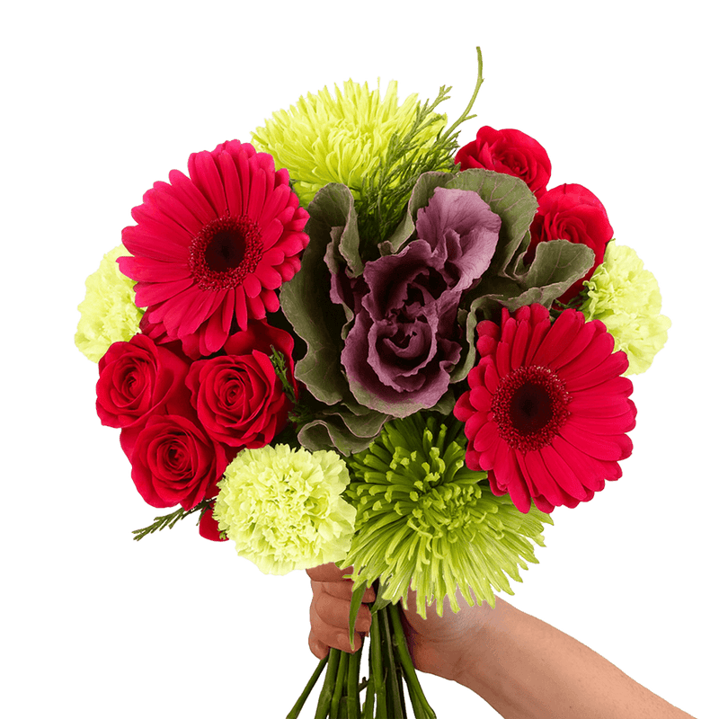Silent Night Christmas Flower Bouquet Fresh Arrangement