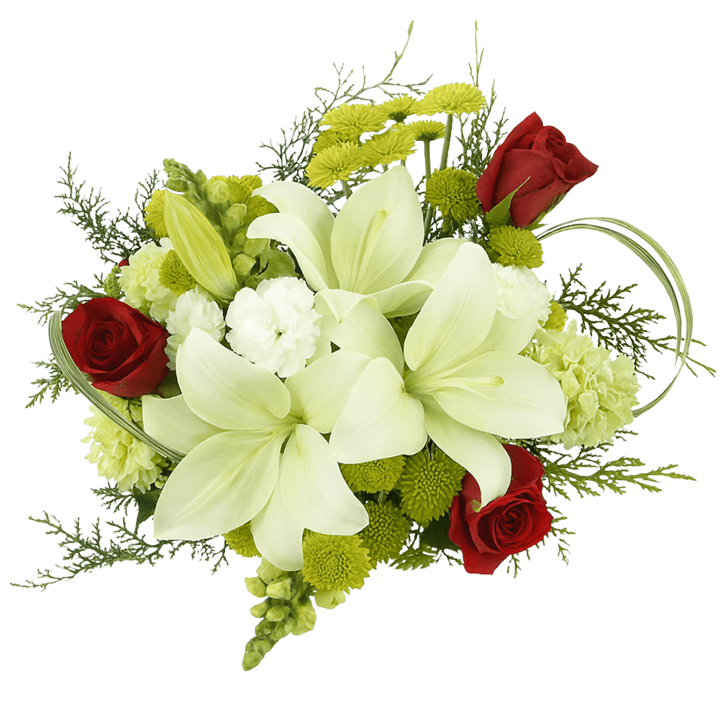 Magical Winter Flower Bouquet Fresh Mixed Arrangement
