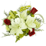Magical Winter Flower Bouquet Fresh Mixed Arrangement