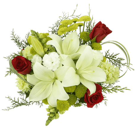 Magical Winter Flower Bouquet Fresh Mixed Arrangement
