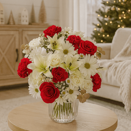 Christmas Dream Flower Bouquet Fresh Mixed Arrangement