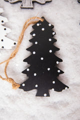 6” Wood Tree Christmas Ornament