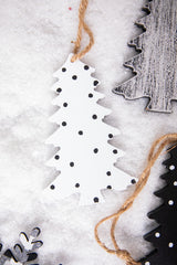 6” Wood Tree Christmas Ornament