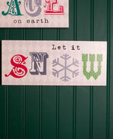 12” Christmas Wall Decor Plaque