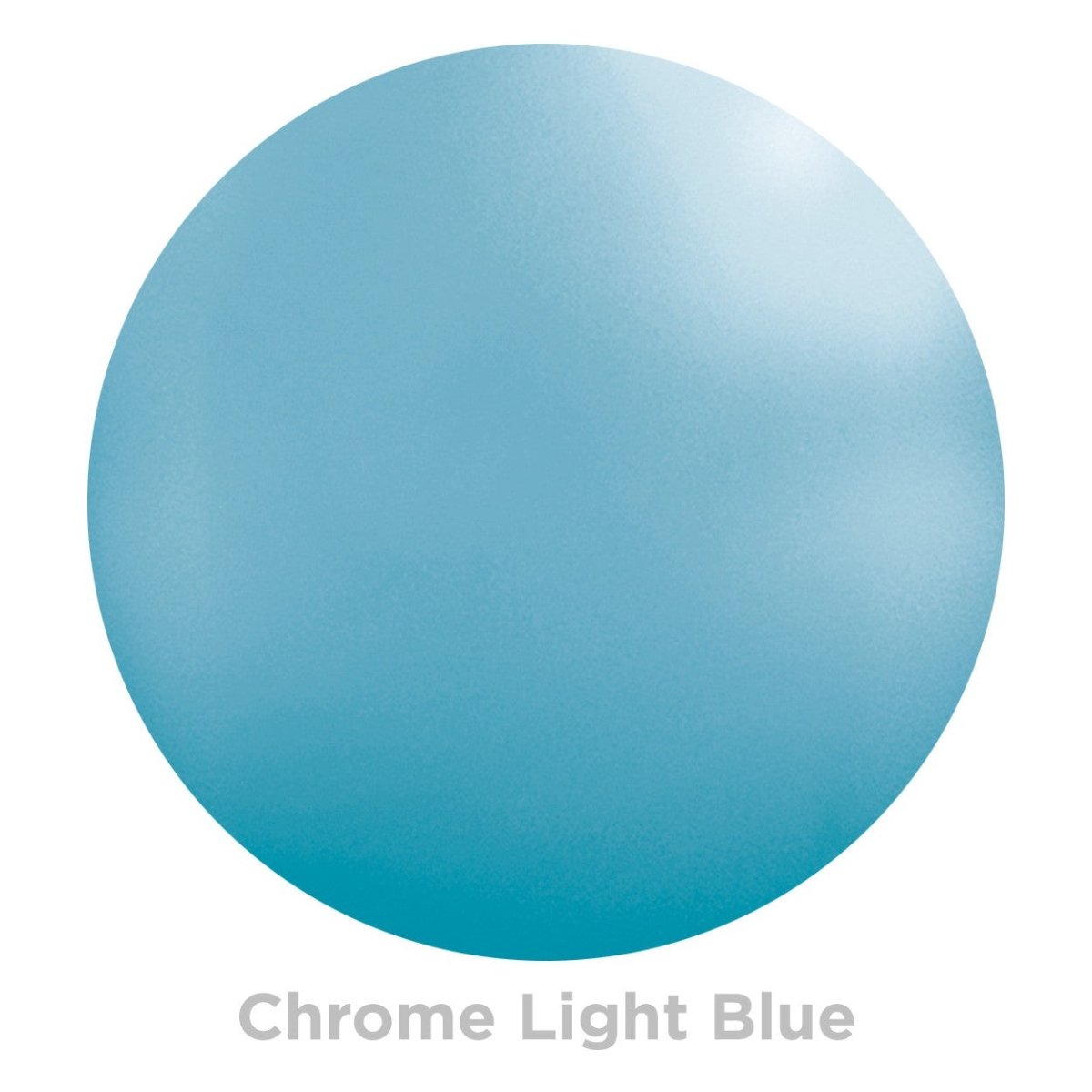 Confetti Light Blue Chrome