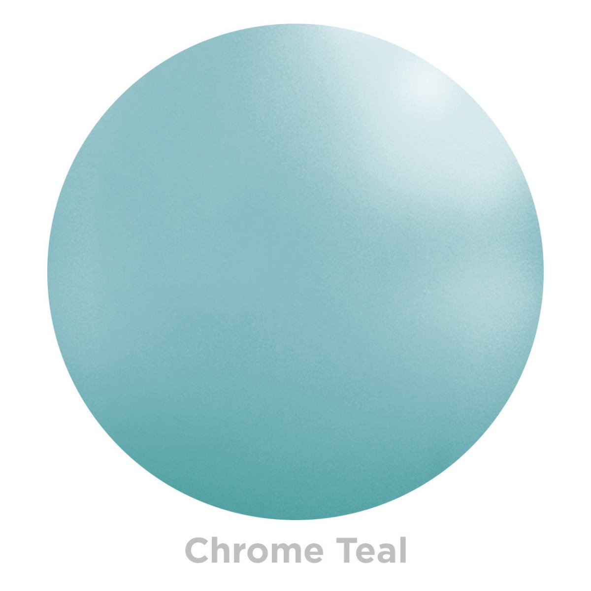 Confetti Teal Blue Chrome