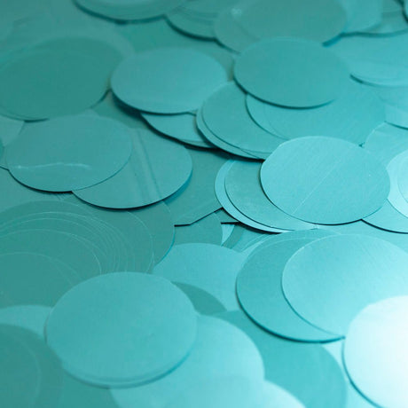 Confetti Teal Blue Chrome