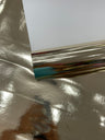 Chrome Mirror Reflective Vinyl Fabric - Mirror Reflective Finish, 54" Width (1 Yard)