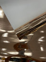 Chrome Mirror Reflective Vinyl Fabric - Mirror Reflective Finish, 54" Width (1 Yard)