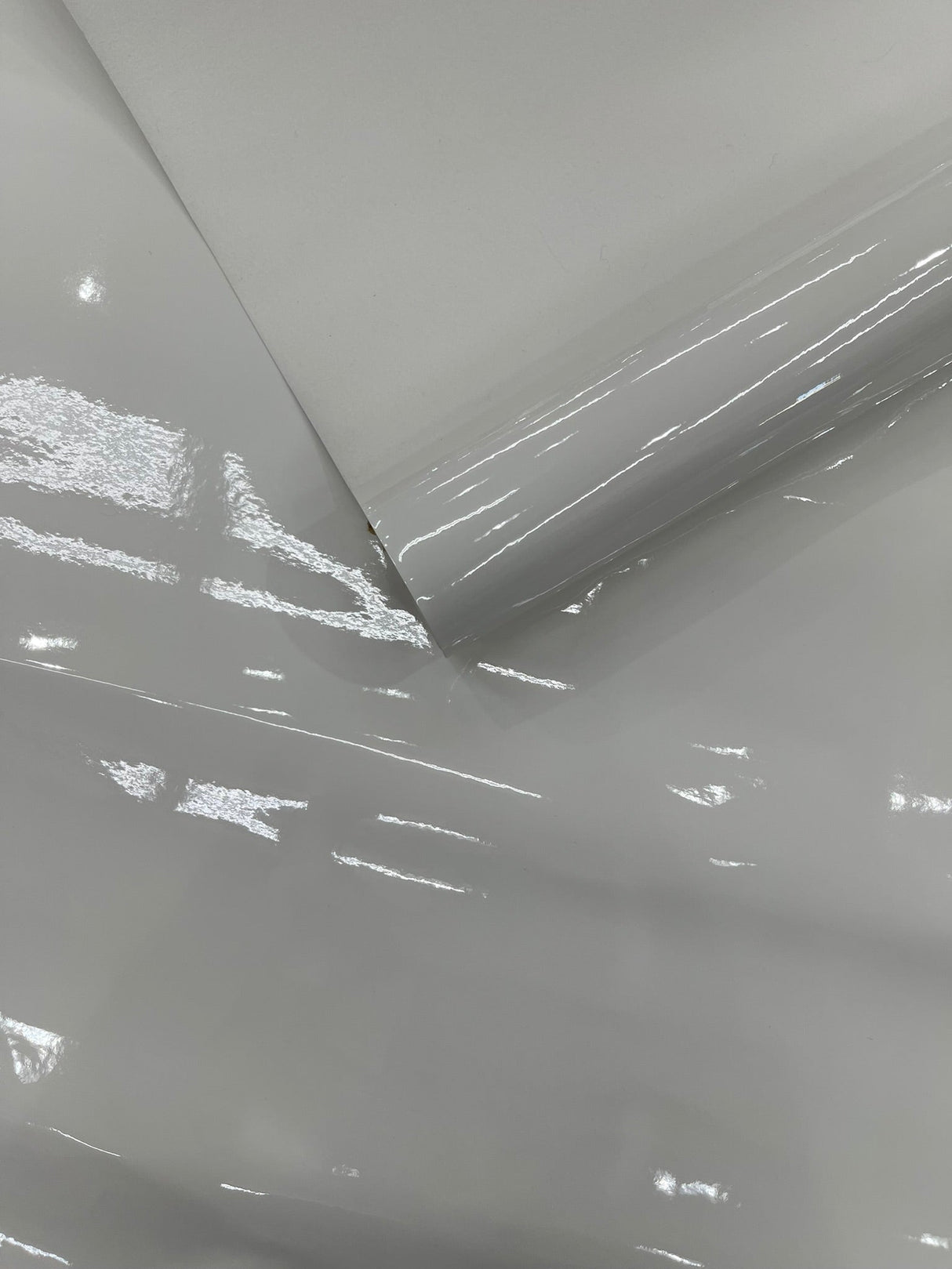 Chrome Mirror Reflective Vinyl Fabric - Mirror Reflective Finish, 54" Width (1 Yard)