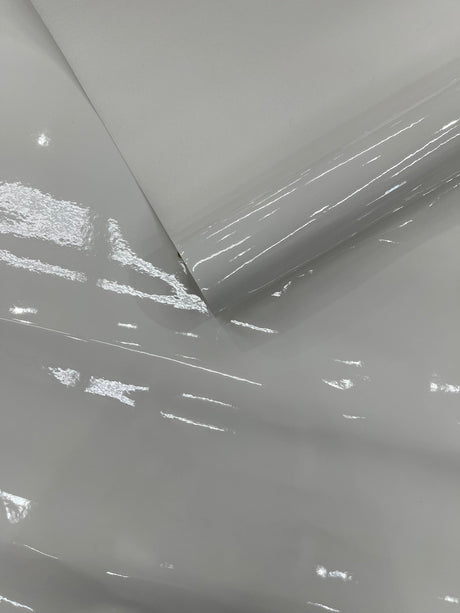 Chrome Mirror Reflective Vinyl Fabric - Mirror Reflective Finish, 54" Width (1 Yard)