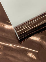 Chrome Mirror Reflective Vinyl Fabric - Mirror Reflective Finish, 54" Width (1 Yard)