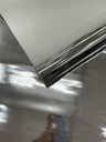 Chrome Mirror Reflective Vinyl Fabric - Mirror Reflective Finish, 54" Width (1 Yard)