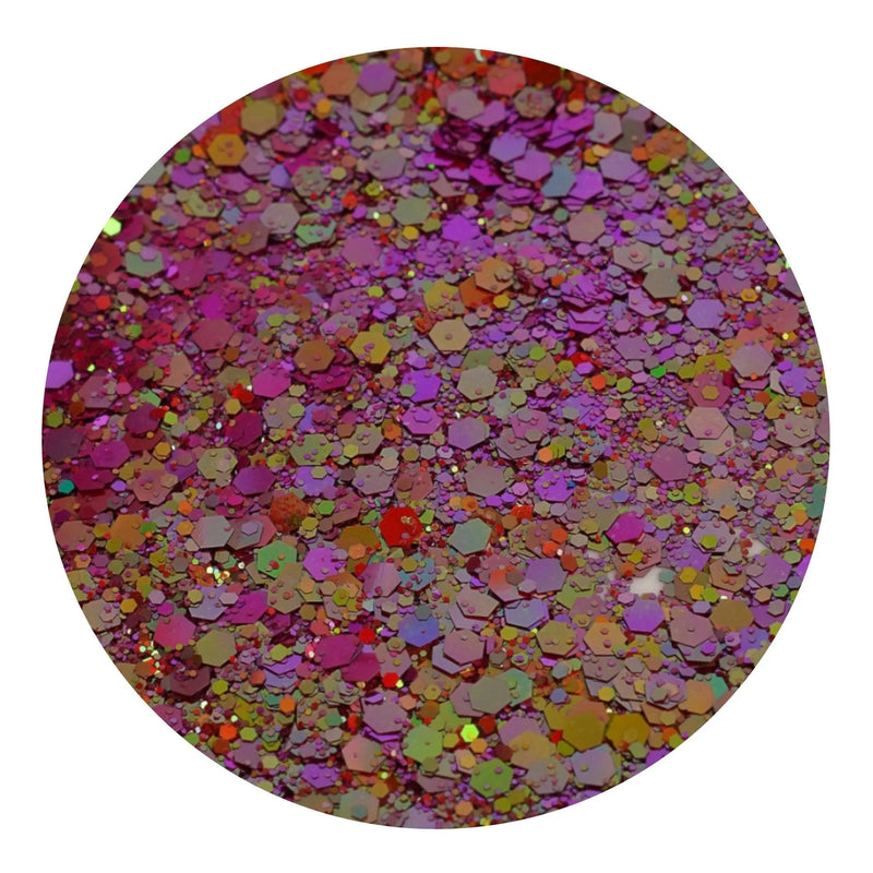 Chunky Glitter Chameleon - Rose Luster Dust (2 oz Bag)