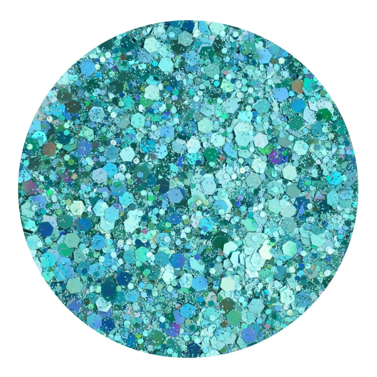Chunky Glitter Holographic - Frosted Mint (2 oz Bag)