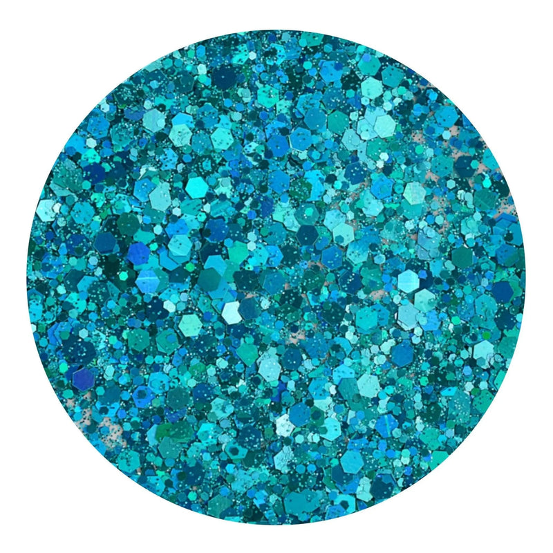 Chunky Glitter Holographic - Tropical Teal (2 oz Bag)