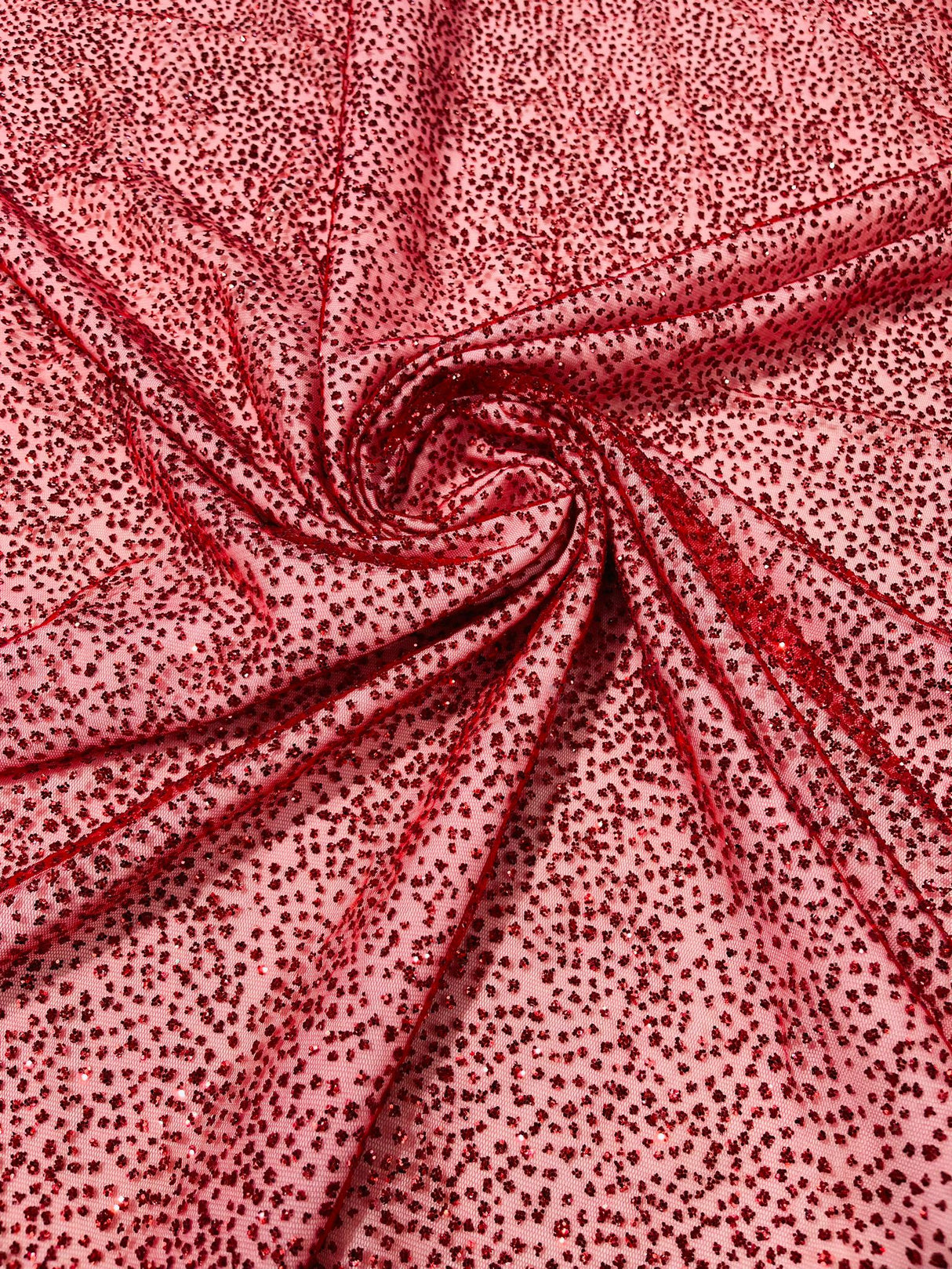 Chunky Tulle Glitter Tulle Fabric - Glitter, 58" Width (1 Yard)