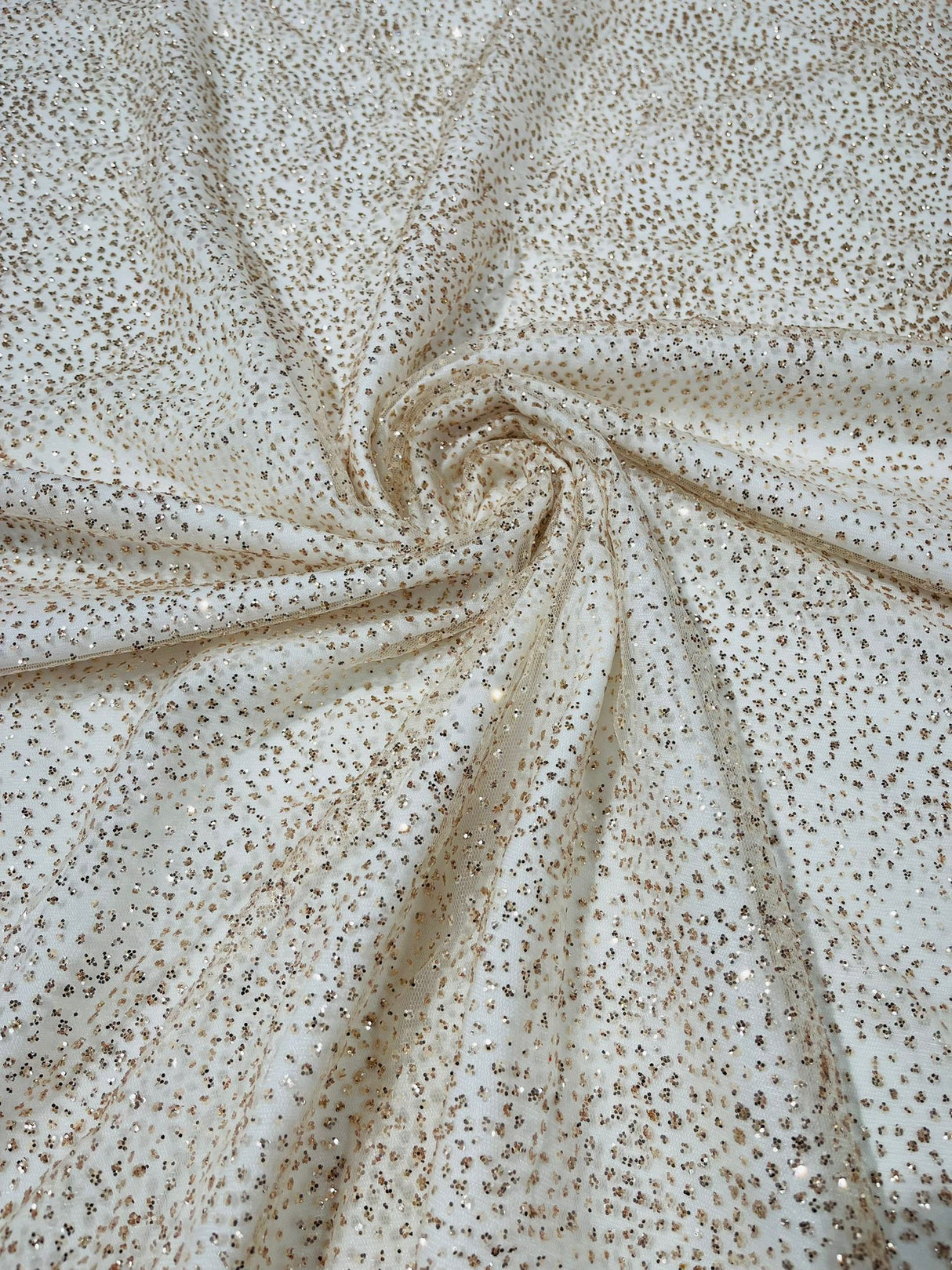 Chunky Tulle Glitter Tulle Fabric - Glitter, 58" Width (1 Yard)
