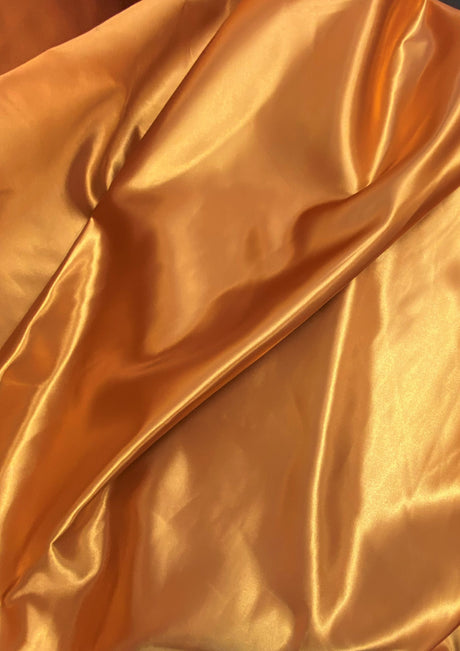 Cinnamon Polyester Bridal Satin Fabric - Cinnamon, 58"-60" Width (1 Yard)