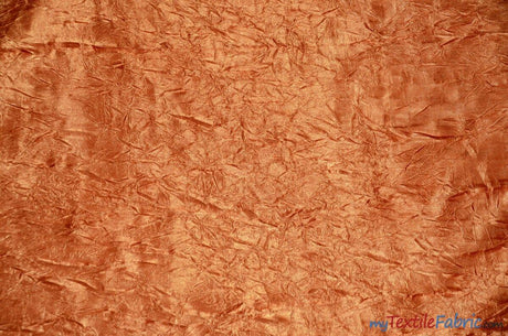 Silky Crush Satin Polyester Fabric - Crushed Charmeuse Satin, Multiple Colors, 54" Width (1 Yard)