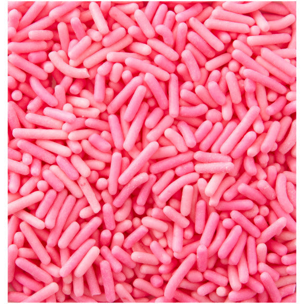Wilton Pink Jimmies Sprinkles Tube – 1.5 oz.