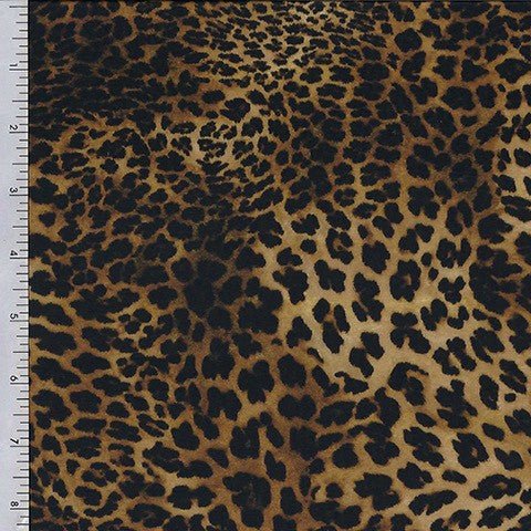 Printed Spandex Classic Leopard Matte Tricot