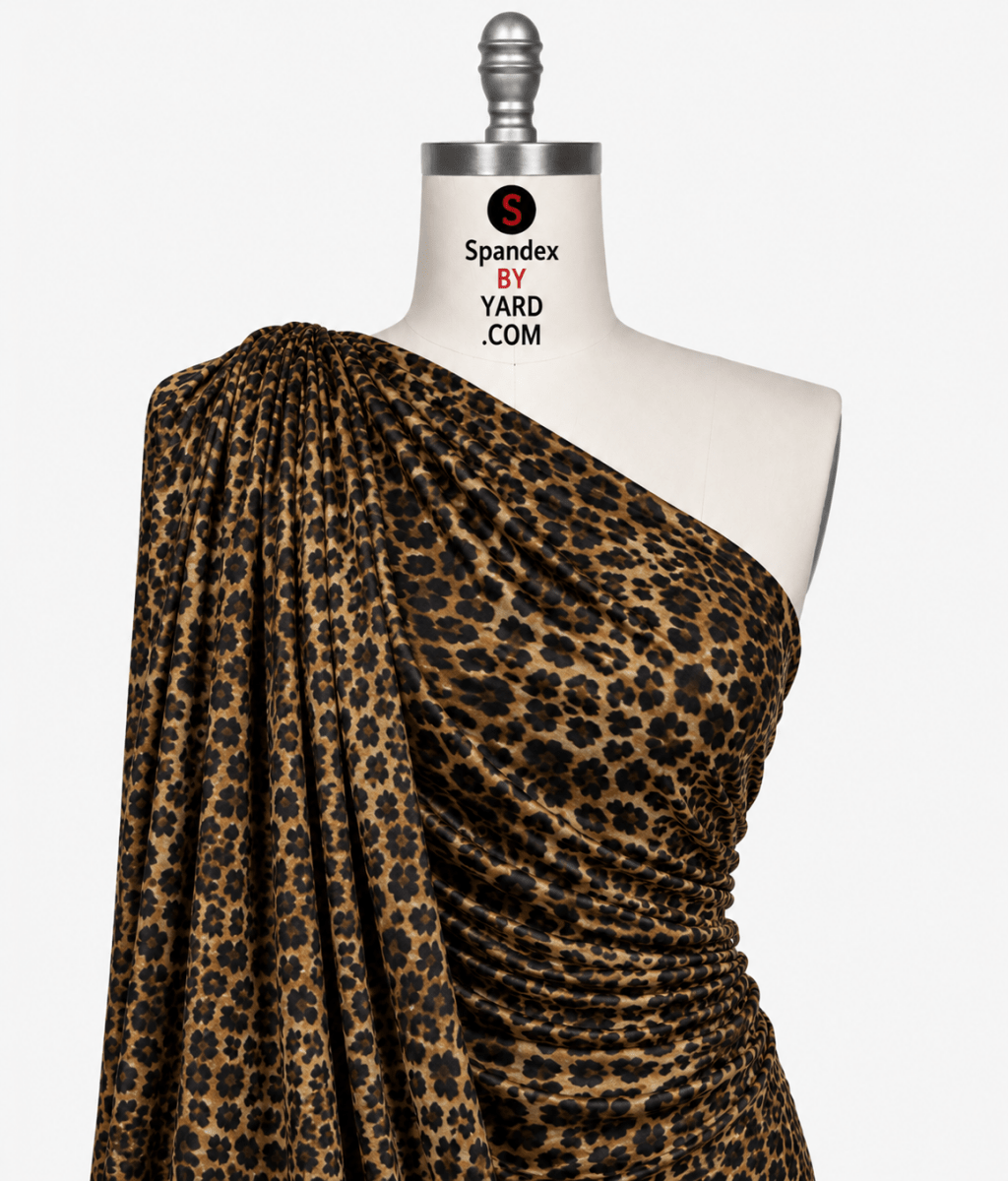 Printed Spandex Classic Leopard Matte Tricot