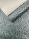Classic Ostrich Upholstery Vinyl Fabric - Two-Tone Embossed Ostrich Pattern, 54" Width (1 Yard)