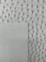 Classic Ostrich Upholstery Vinyl Fabric - Two-Tone Embossed Ostrich Pattern, 54" Width (1 Yard)
