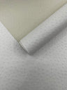 Classic Ostrich Upholstery Vinyl Fabric - Two-Tone Embossed Ostrich Pattern, 54" Width (1 Yard)