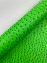 Classic Ostrich Upholstery Vinyl Fabric - Two-Tone Embossed Ostrich Pattern, 54" Width (1 Yard)