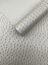 Classic Ostrich Upholstery Vinyl Fabric - Two-Tone Embossed Ostrich Pattern, 54" Width (1 Yard)