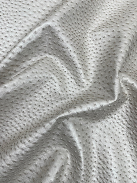 Classic Ostrich Upholstery Vinyl Fabric - Two-Tone Embossed Ostrich Pattern, 54" Width (1 Yard)