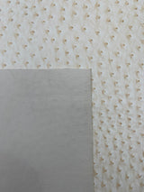 Classic Ostrich Upholstery Vinyl Fabric - Two-Tone Embossed Ostrich Pattern, 54" Width (1 Yard)