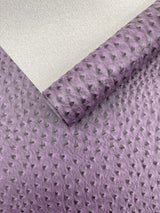 Classic Ostrich Upholstery Vinyl Fabric - Two-Tone Embossed Ostrich Pattern, 54" Width (1 Yard)