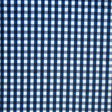 Swim Knit Classic Navy and White Gingham Nylon Spandex Remnant