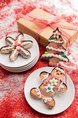 5” Clay Dough Holiday Gingerbread Ornament