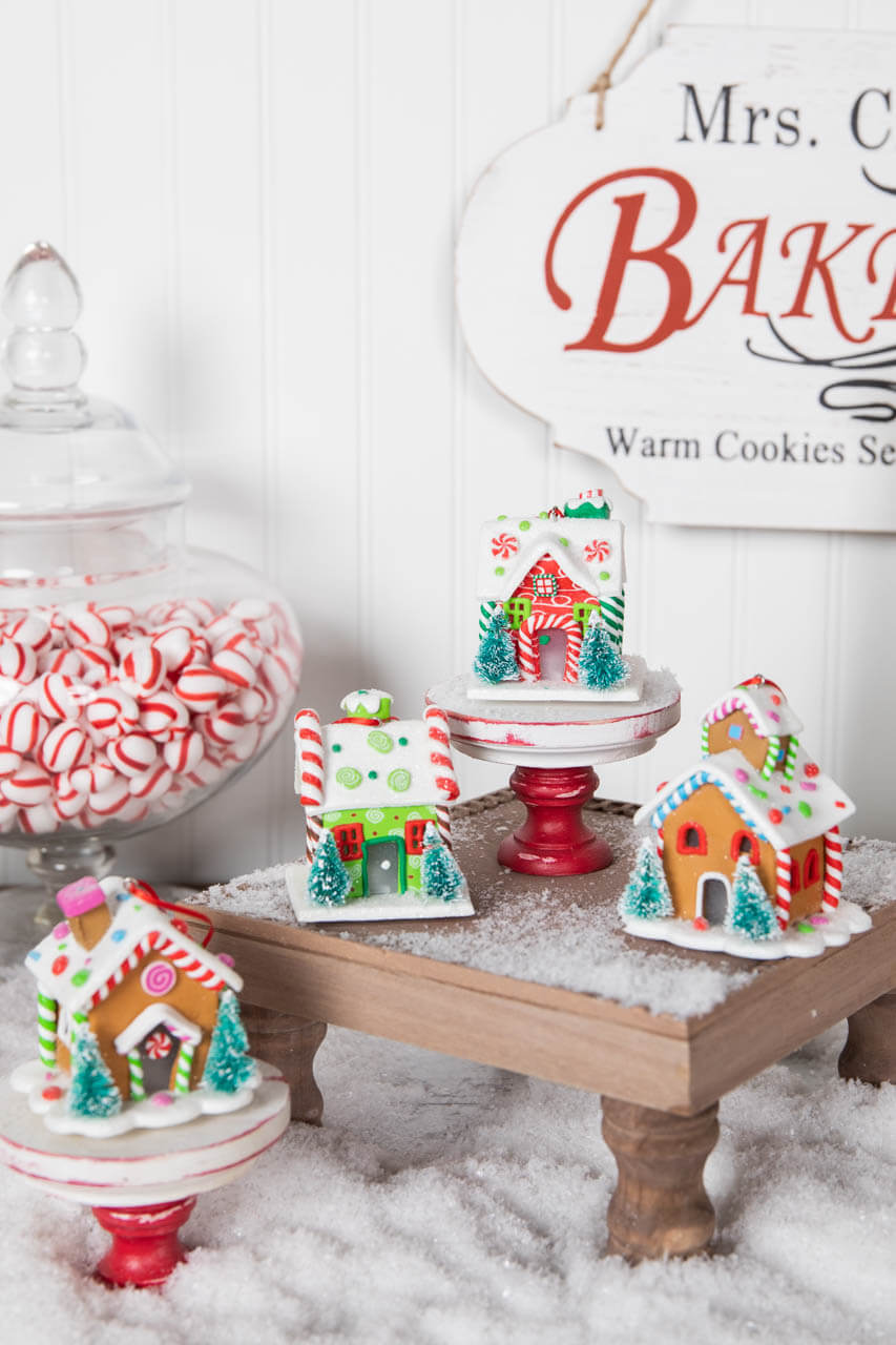 3” Acrylic Light Up Gingerbread House Ornament