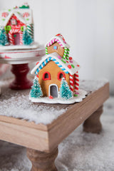 3” Acrylic Light Up Gingerbread House Ornament