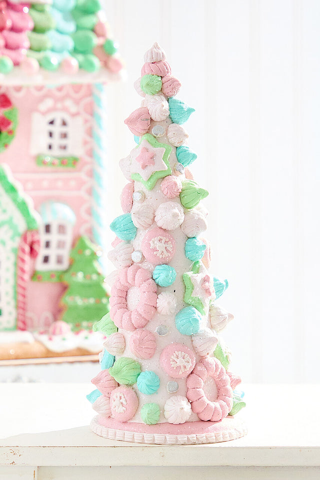 10" Clay Dough Holiday Ice Cream Tree