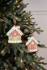 4.6” Clay Dough Gingerbread House Ornament