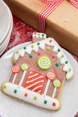 4.6” Clay Dough Gingerbread House Ornament