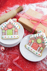 4.6” Clay Dough Gingerbread House Ornament