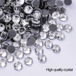 Small Bag Hot Fix Rhinestones Hot Fix Rhinestones Fabric - Clear, SS6 / 2MM, SS10 / 3MM, SS16 / 4MM, SS20 / 5MM, SS30 / 6MM (1 Bag)