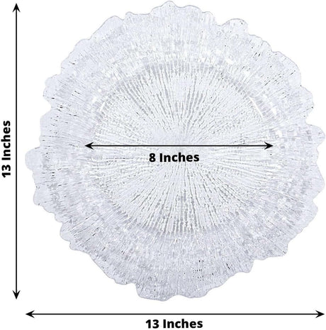 Acrylic Charger Plate 13 Inch Clear Reef