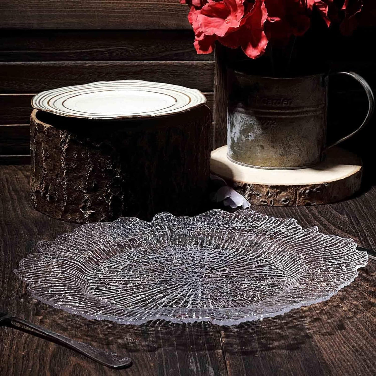 Acrylic Charger Plate 13 Inch Clear Reef
