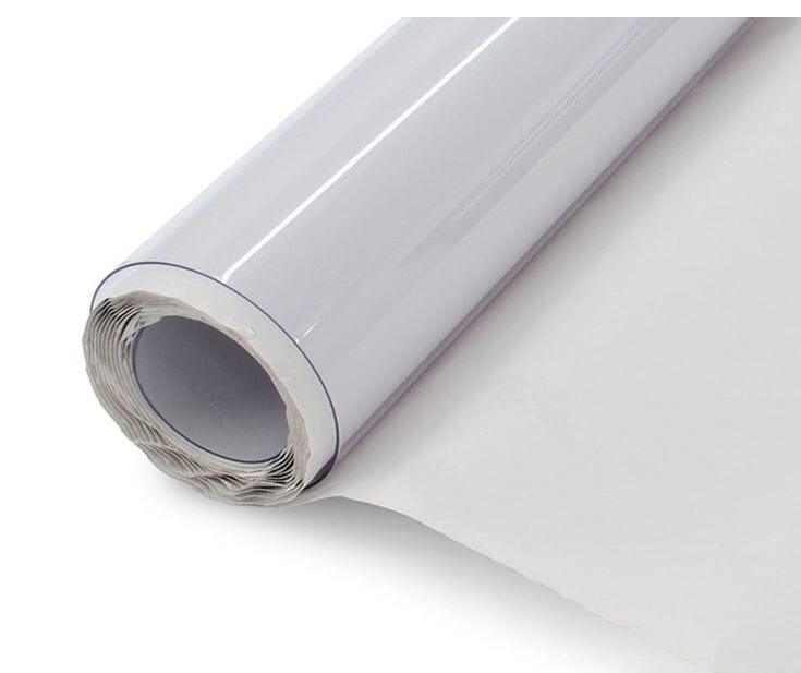Clear Vinyl PVC Fabric - Clear Sheer, 10 Gauge, 54" Width (1 Yard)