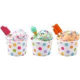 Cool Treat Assortment Ice Cream Popsicle themed Cupcake Cake Decorating pics 144 set